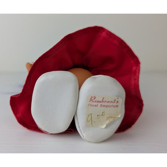 VTG Russ Lucky Troll Doll 5" Girl United States Red White Blue Patriotic USA - Picture 5 of 5